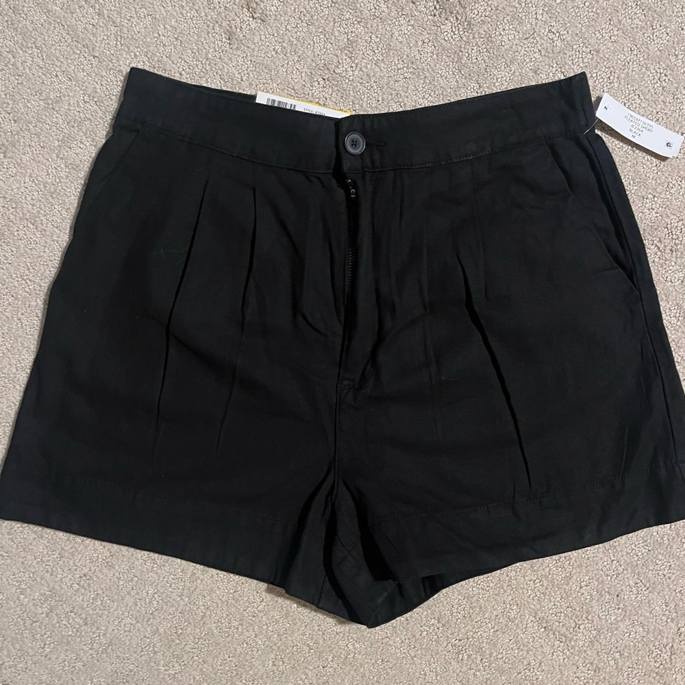 Joie Black Pleated Shorts